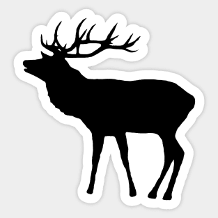 deer, stag, animal, antler, hunting Sticker